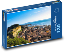 Mesto - more, ostrov Puzzle 130 dielikov - 28,7 x 20 cm