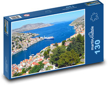 Insel Symi - Stadt Griechenland Puzzle 130 Teile - 28,7x20 cm