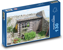 Schuppen - Ferienhaus, Garten Puzzle 130 Teile - 28,7x20 cm
