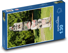 Neuseeland - Totem, Statue Puzzle 130 Teile - 28,7x20 cm