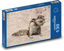 Squirrel - rodent, animals Puzzle 130 pieces - 28.7 x 20 cm 