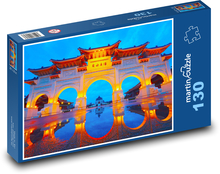 Taipei - Taiwan, night city Puzzle 130 pieces - 28.7 x 20 cm 