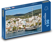 Skiathos - Griechenland, Stadt Puzzle 130 Teile - 28,7x20 cm