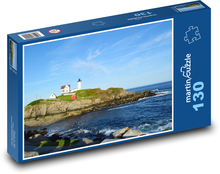 Meer - Leuchtturm, Küste Puzzle 130 Teile - 28,7x20 cm
