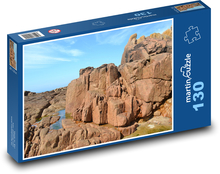 Felsige Küste - Felsen, Meer Puzzle 130 Teile - 28,7x20 cm