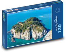 Wyspa Ateny, Grecja Puzzle 130 elementów - 28,7x20 cm