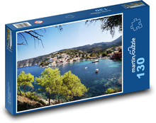 Príroda - jazero, ostrov Puzzle 130 dielikov - 28,7 x 20 cm 