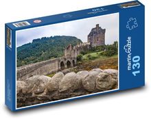 Eilean donan - hrad, Anglicko Puzzle 130 dielikov - 28,7 x 20 cm 