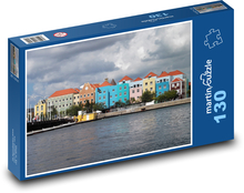 Willemstad - hlavné mesto Curaçaa, Antily Puzzle 130 dielikov - 28,7 x 20 cm 