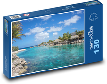 Laguna - wyspa Curacao Puzzle 130 elementów - 28,7x20 cm