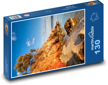 Plaża - wybrzeże, morze Puzzle 130 elementów - 28,7x20 cm