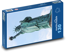Amerika - Socha slobody, New York Puzzle 130 dielikov - 28,7 x 20 cm 