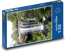 Wasserfall - Neuseeland, Natur Puzzle 130 Teile - 28,7x20 cm