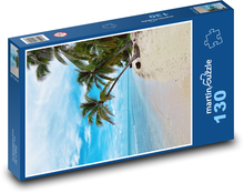 Strand - Palmen, Meer Puzzle 130 Teile - 28,7x20 cm