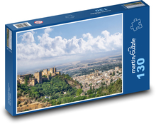 Alhambra - Granada, architektúra Puzzle 130 dielikov - 28,7 x 20 cm 