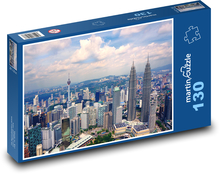 City - panorama, buildings Puzzle 130 pieces - 28.7 x 20 cm