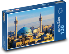 Moschee - König-Abdullah-Moschee, Amman Puzzle 130 Teile - 28,7x20 cm