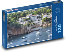 Lode - prístav, more Puzzle 130 dielikov - 28,7 x 20 cm 