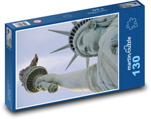 Socha svobody - New York, Spojené státy  Puzzle 130 dílků - 28,7 x 20 cm