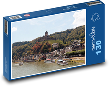 Schloss - Boote, Weinberge Puzzle 130 Teile - 28,7x20 cm