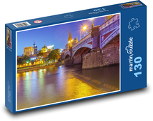 Melbourne - Nachtstadt, Australien Puzzle 130 Teile - 28,7x20 cm