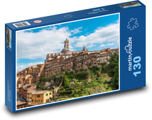 Siena - Stredoveké mesto, Taliansko.jpg Puzzle 130 dielikov - 28,7 x 20 cm 