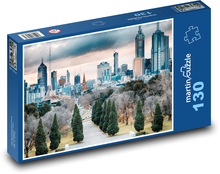 Melbourne - mrakodrapy, Austrália Puzzle 130 dielikov - 28,7 x 20 cm 