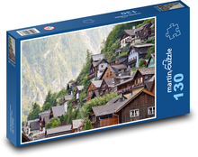 Hallstatt - město, Rakousko Puzzle 130 dílků - 28,7 x 20 cm