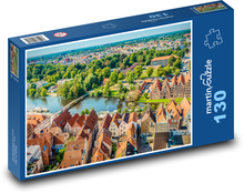 Lübeck - Deutschland, Stadt Puzzle 130 Teile - 28,7x20 cm