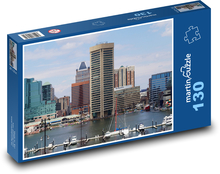 Baltimore - přístav, USA Puzzle 130 dílků - 28,7 x 20 cm