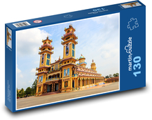 Temple - Vietnam, City Puzzle 130 pieces - 28.7 x 20 cm 