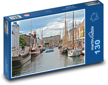 Kodaň - mesto Dánsko Puzzle 130 dielikov - 28,7 x 20 cm 