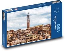 Siena - Itálie, město Puzzle 130 dílků - 28,7 x 20 cm