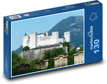 Pevnost Hohensalzburg - Rakousko, město Puzzle 130 dílků - 28,7 x 20 cm