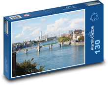 Basel - Schweizer Stadt Puzzle 130 Teile - 28,7x20 cm