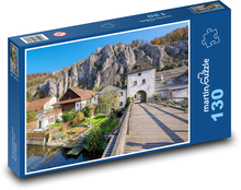 Stadt - historisches Zentrum, Brücke Puzzle 130 Teile - 28,7x20 cm