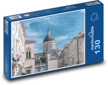 Old town - buildings, houses Puzzle 130 pieces - 28.7 x 20 cm