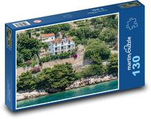 Chorvátsko - Dubrovník, pobrežie Puzzle 130 dielikov - 28,7 x 20 cm 