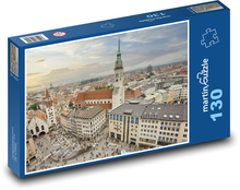München - Deutsche Stadt Puzzle 130 Teile - 28,7x20 cm