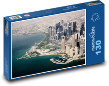 Dubai - Stadt, Wolkenkratzer Puzzle 130 Teile - 28,7x20 cm