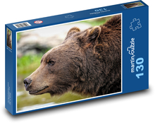 Braunbär - Grizzly Puzzle 130 Teile - 28,7x20 cm