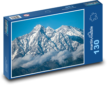Himalájske zasnežené hory Puzzle 130 dielikov - 28,7 x 20 cm 