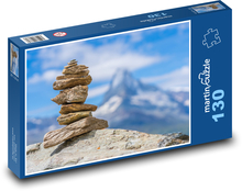 Steinturm - ein Überbleibsel eines Felsens Puzzle 130 Teile - 28,7x20 cm