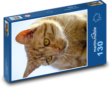 mačka, zviera Puzzle 130 dielikov - 28,7 x 20 cm 