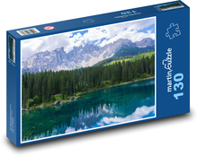 Dolomity - Carezza, Latemar Puzzle 130 elementów - 28,7x20 cm