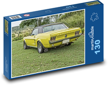 Ford Mustang - veterán, auto Puzzle 130 dílků - 28,7 x 20 cm