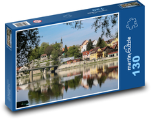 Schärding - Österreich, Barockstadt Puzzle 130 Teile - 28,7x20 cm