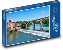 Albi - Francúzsko, most cez rieku Puzzle 130 dielikov - 28,7 x 20 cm 