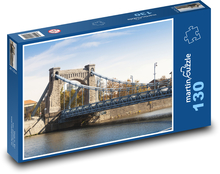 Most cez rieku - Vroclav Puzzle 130 dielikov - 28,7 x 20 cm 