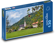 Miasto - wieś Puzzle 130 elementów - 28,7x20 cm